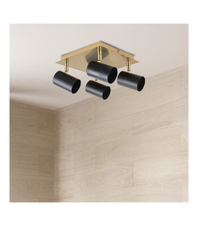 Frida Ceiling Spotlight Clusters Black-Gold 4xGU10-2