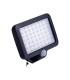 Pepe Set of 2 Twin Solar Outdoor Motion Sensor Wall Lamp Black PIR + Dusk to Dawn Sensor 12000K IP44-6