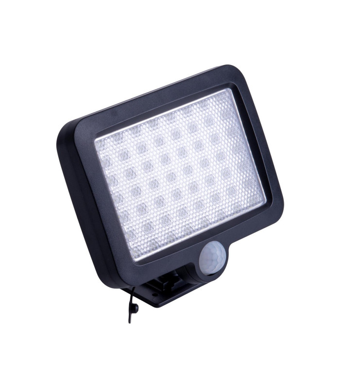 Pepe Set of 2 Twin Solar Outdoor Motion Sensor Wall Lamp Black PIR + Dusk to Dawn Sensor 12000K IP44-6