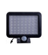 Pepe Set of 2 Twin Solar Outdoor Motion Sensor Wall Lamp Black PIR + Dusk to Dawn Sensor 12000K IP44-7