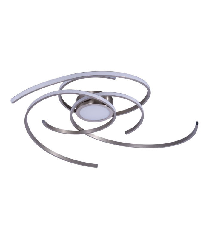 Radon Dimmable Integrated LED Semi Flush Ceiling Light Steel-Blank 2900K-11
