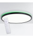 Carlo Dimmable LED 29cm CCT Flush Ceiling Light Black 3000-6500K IP44 Remote Control Timer Function-3