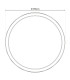 Carlo Dimmable LED 29cm CCT Flush Ceiling Light Black 3000-6500K IP44 Remote Control Timer Function-4