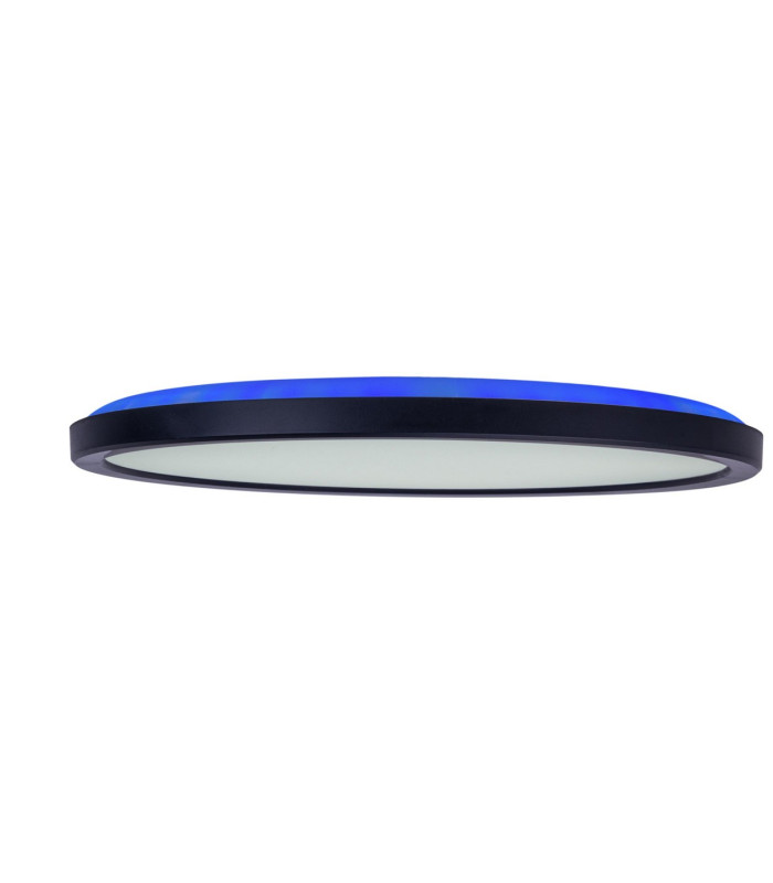 Carlo Dimmable LED 29cm CCT Flush Ceiling Light Black 3000-6500K IP44 Remote Control Timer Function-10