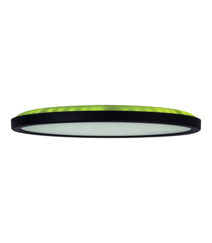 Carlo Dimmable LED 54cm CCT Flush Ceiling Light Black 6500K IP44 Timer Function-10