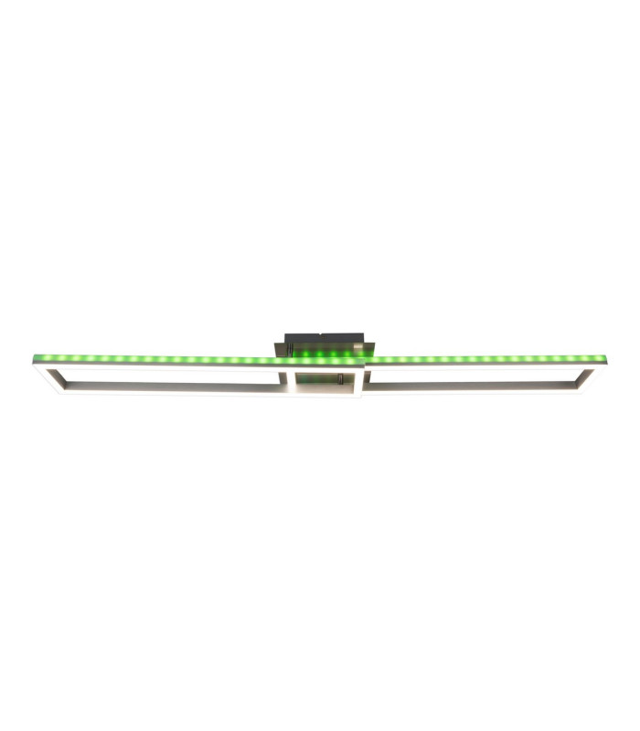 Bantry Dimmable LED CCT Flush Ceiling Light Aluminium 2700-6600K Remote Control Timer Function-4