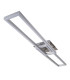 Bantry Dimmable LED CCT Flush Ceiling Light Aluminium 2700-6600K Remote Control Timer Function-8