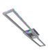 Bantry Dimmable LED CCT Flush Ceiling Light Aluminium 2700-6600K Remote Control Timer Function-9