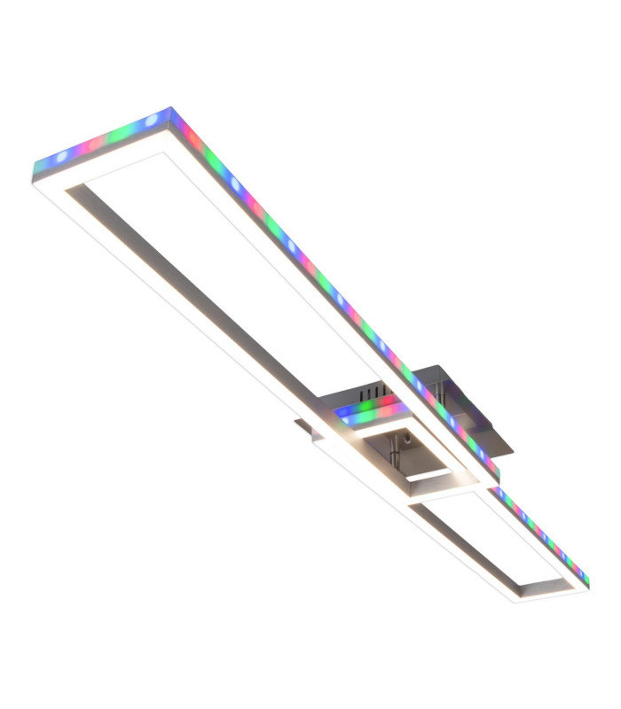 Bantry Dimmable LED CCT Flush Ceiling Light Aluminium 2700-6600K Remote Control Timer Function-10