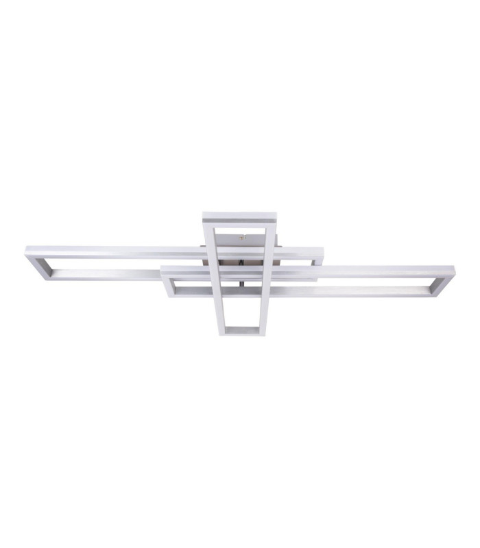 Bantry Dimmable LED CCT Flush Ceiling Light Aluminium 2700-6500K Remote Control Timer Function-1