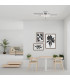 Bantry Dimmable LED CCT Flush Ceiling Light Aluminium 2700-6500K Remote Control Timer Function-2