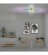 Bantry Dimmable LED CCT Flush Ceiling Light Aluminium 2700-6500K Remote Control Timer Function-3