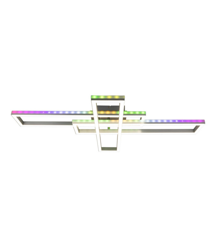 Bantry Dimmable LED CCT Flush Ceiling Light Aluminium 2700-6500K Remote Control Timer Function-8