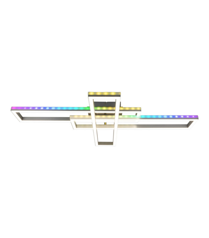 Bantry Dimmable LED CCT Flush Ceiling Light Aluminium 2700-6500K Remote Control Timer Function-10
