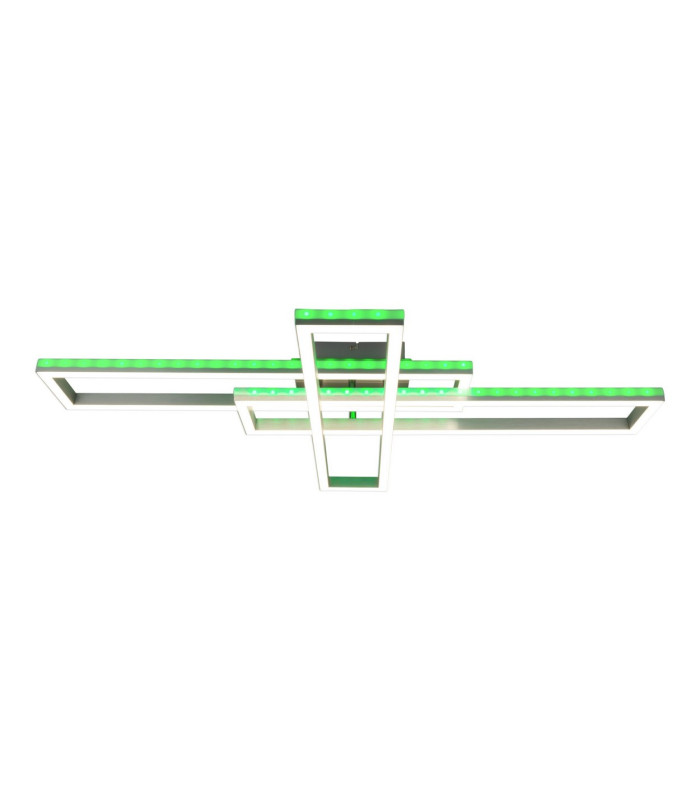 Bantry Dimmable LED CCT Flush Ceiling Light Aluminium 2700-6500K Remote Control Timer Function-11