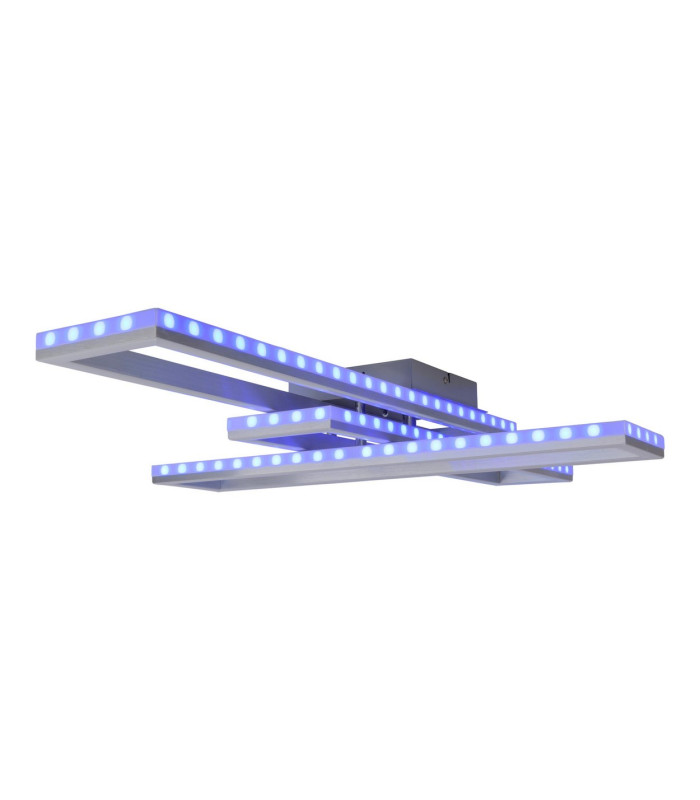 Bantry Dimmable LED CCT Flush Ceiling Light Aluminium 2700-6500K Remote Control Timer Function-16