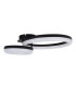 Circulo Dimmable LED Twin Ring Flush Ceiling Light Black 2900K-9