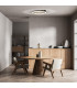Circulo Dimmable LED Triple Ring Flush Ceiling Light Black 2900-4100K Remote Control-2