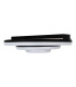 Circulo Dimmable LED Triple Ring Flush Ceiling Light Black 2900-4100K Remote Control-8
