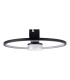 Cimo Dimmable LED Flush Ceiling Light Black 3000K-11