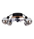 Fumoso Ceiling Spotlight Clusters Black 4xE14 Remote Control Timer Function-9