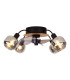 Fumoso Ceiling Spotlight Clusters Black 4xE14 Remote Control Timer Function-10