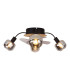Fumoso Ceiling Spotlight Clusters Black 4xE14 Remote Control Timer Function-12