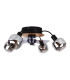 Fumoso Ceiling Spotlight Clusters Black 4xE14 Remote Control Timer Function-13