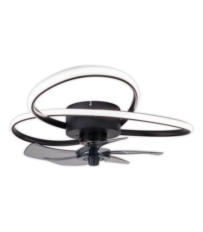 Riccio Dimmable LED Ceiling Fan Black 2800-6400K Remote Control-4