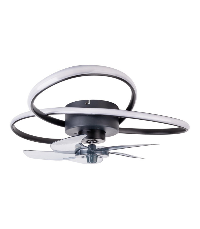 Riccio Dimmable LED Ceiling Fan Black 2800-6400K Remote Control-6