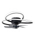 Riccio Dimmable LED Ceiling Fan Black 2800-6400K Remote Control-7