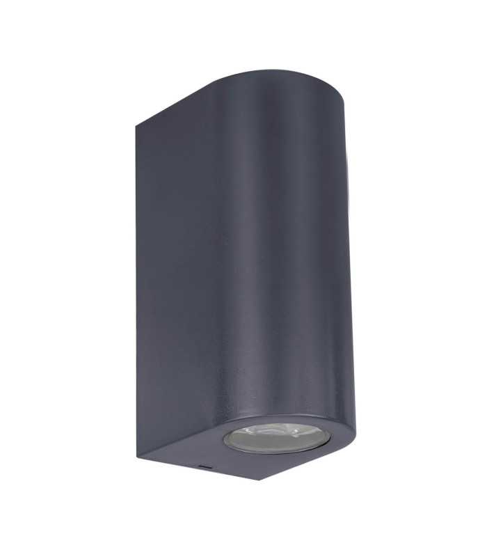 Alecto Outdoor Up Down Wall Lamp Black 2xGU10 IP44-1