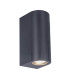 Alecto Outdoor Up Down Wall Lamp Black 2xGU10 IP44-5
