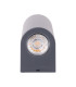 Alecto Outdoor Up Down Wall Lamp Black 2xGU10 IP44-11