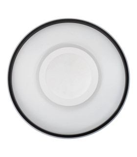 Redona Dimmable Integrated LED Semi Flush Ceiling Light Black 3000-6500K Remote Control-1