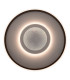 Redona Dimmable Integrated LED Semi Flush Ceiling Light Black 3000-6500K Remote Control-7