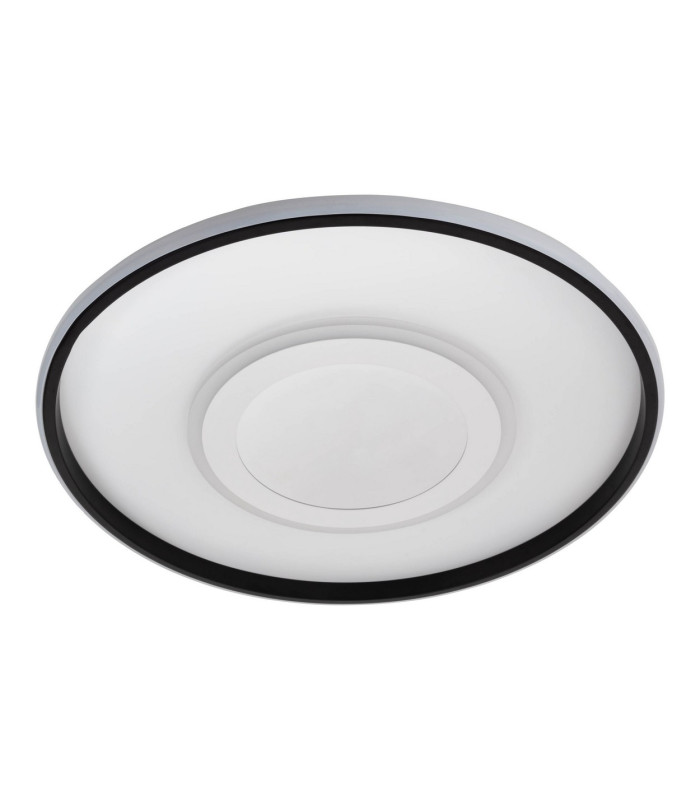 Redona Dimmable Integrated LED Semi Flush Ceiling Light Black 3000-6500K Remote Control-9