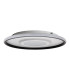 Redona Dimmable Integrated LED Semi Flush Ceiling Light Black 3000-6500K Remote Control-14