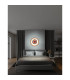 Livana Dimmable CCT Integrated LED Semi Flush Ceiling Light Black 3000-6500K Remote Control-3