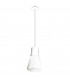 1 Light Ceiling Pendant White, E27 - 1