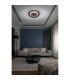 Livana Dimmable CCT Integrated LED Semi Flush Ceiling Light Black 3000-6500K Remote Control-4