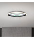Livana Dimmable CCT Integrated LED Semi Flush Ceiling Light Black 3000-6500K Remote Control-5