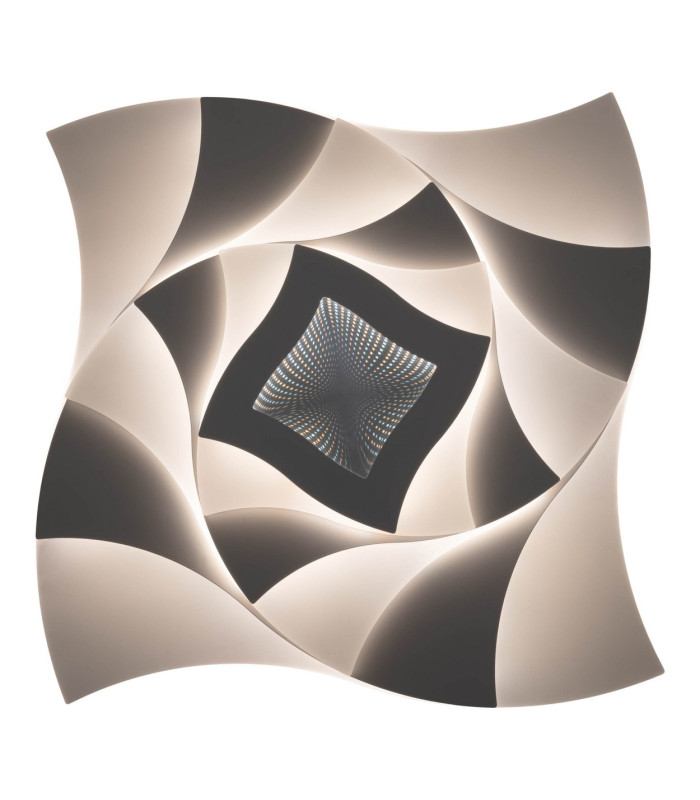 Liora Dimmable Integrated LED Semi Flush Ceiling Light White 3000-6500K Remote Control-6