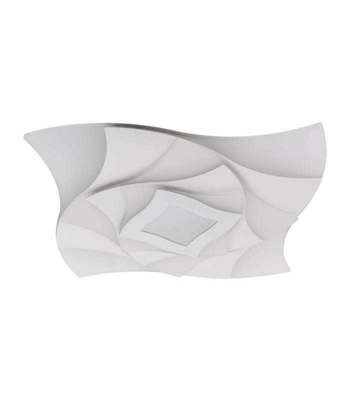 Liora Dimmable Integrated LED Semi Flush Ceiling Light White 3000-6500K Remote Control-7