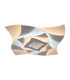 Liora Dimmable Integrated LED Semi Flush Ceiling Light White 3000-6500K Remote Control-9