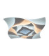 Liora Dimmable Integrated LED Semi Flush Ceiling Light White 3000-6500K Remote Control-10