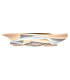 Liora Dimmable Integrated LED Semi Flush Ceiling Light White 3000-6500K Remote Control-13