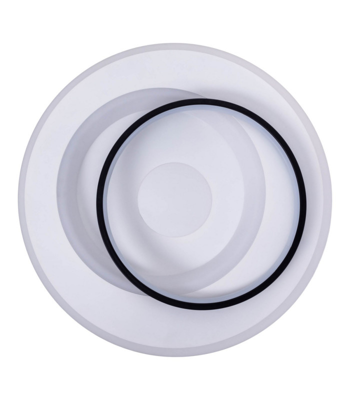 Malea Dimmable Integrated LED Semi Flush Ceiling Light Black 3000-6500K Remote Control-1