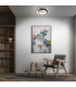 Malea Dimmable Integrated LED Semi Flush Ceiling Light Black 3000-6500K Remote Control-2