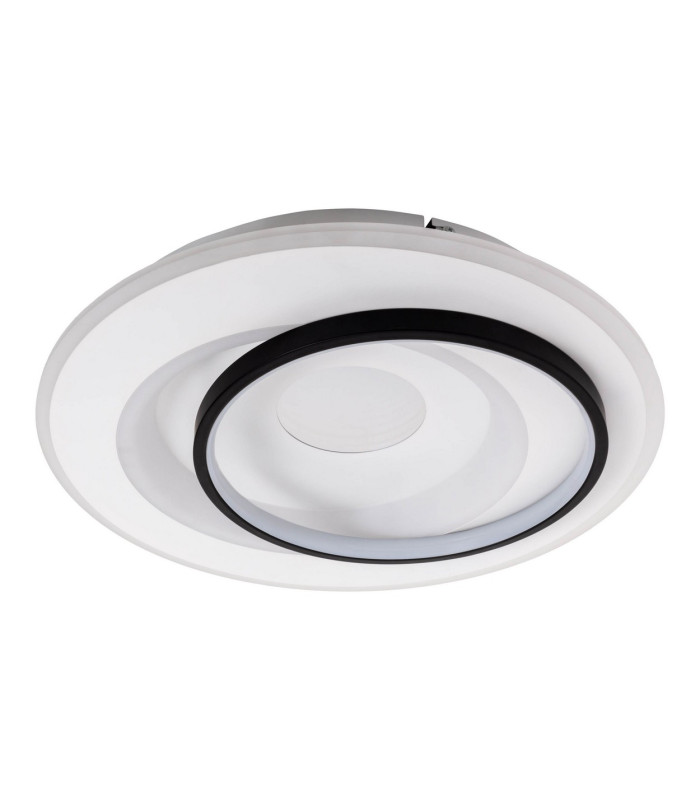 Malea Dimmable Integrated LED Semi Flush Ceiling Light Black 3000-6500K Remote Control-7